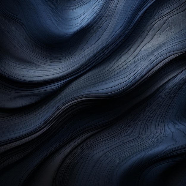 een donkerblauwe achtergrond met golvende lijnen