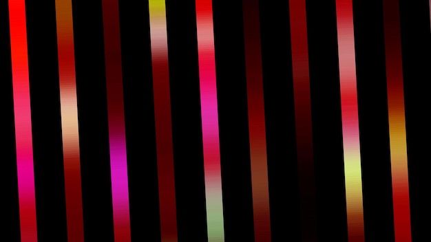 een donkere achtergrond met een rood en paars gestreepte patroon