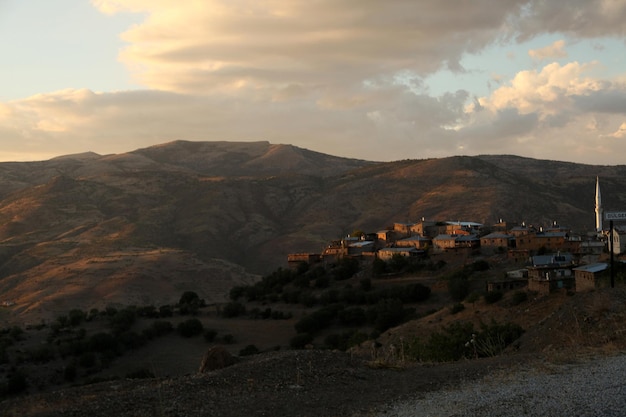 Een dorp in het Taurusgebergte Turkije