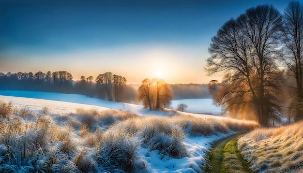 Een droomachtig landschap vol rust.