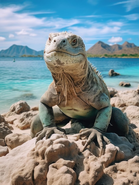 Een droombeeld van het Komodo-nationale park in Indonesië