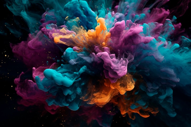 Een explosie van kleuren Generatieve AI