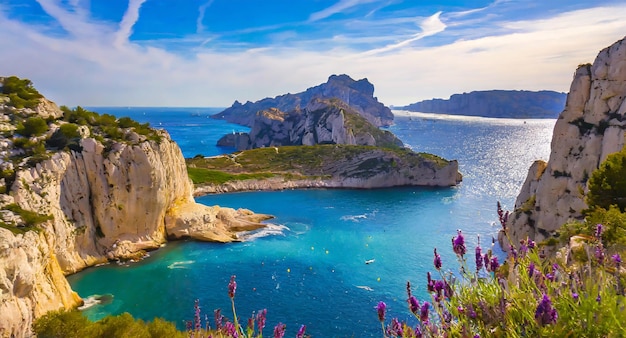 Een fascinerende foto van de beroemde haven van Cap de Formentor in Spanje.
