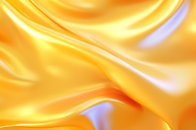 Een feloranje zijde met een gele achtergrond