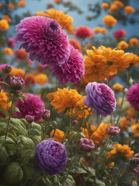 Een foto van bloem en natuurlijke achtergrond