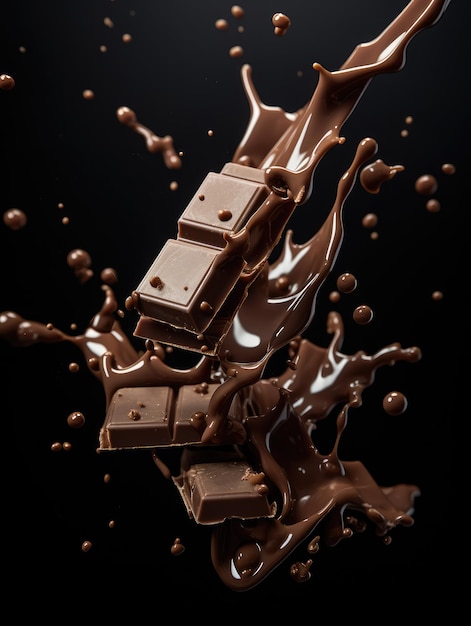 een foto van chocolade