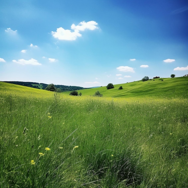 Een foto van de serene zomer