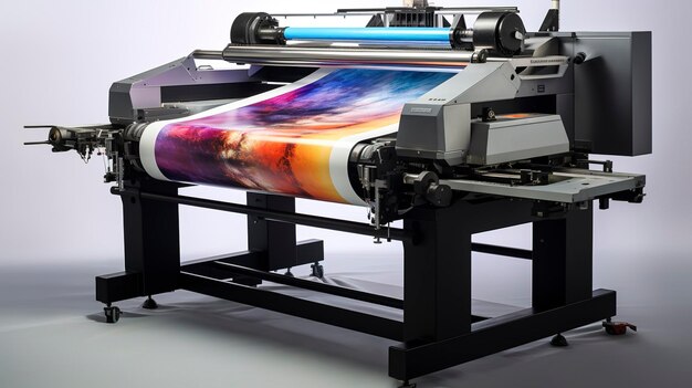 Een foto van de Transfer Printing Press