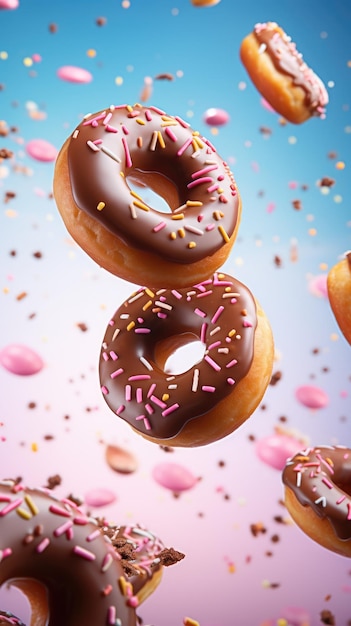 een foto van donuts