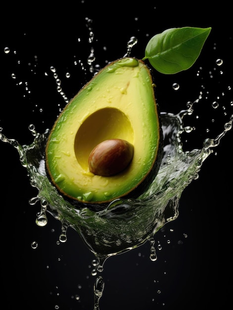 een foto van een avocado