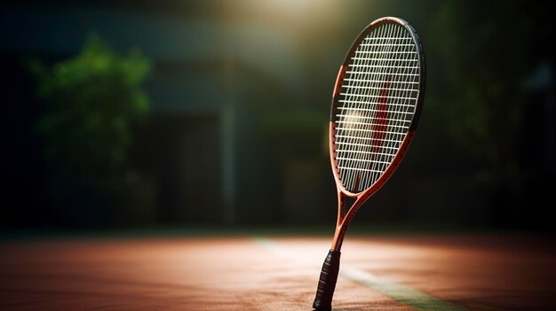 Een foto van een badmintonracket en een shuttle