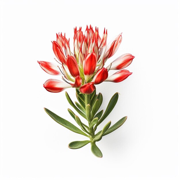 Een foto van een bloem met het woord " tulp " erop.
