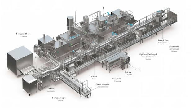 Een foto van een efficiënte productiestroom