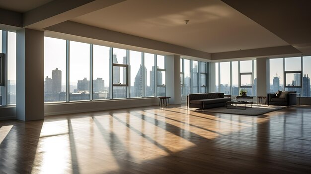 Een foto van een interieur van een onroerend goed gebouw