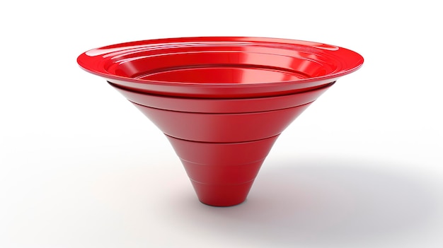 Een foto van een model van een marketingfunnel