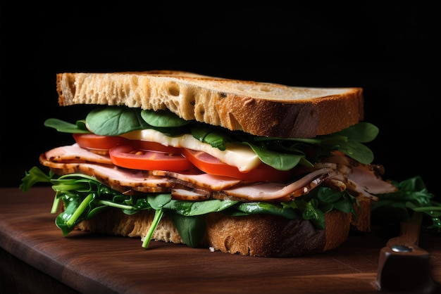 Een foto van een sandwich generatieve ai