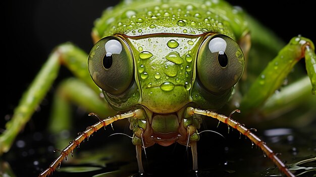 een foto van een sprinkhaan