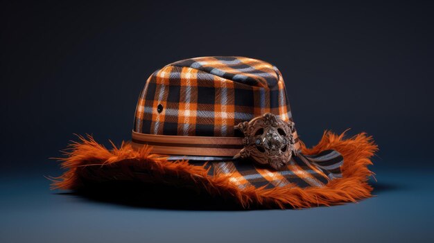 Een foto van een traditionele Beierse hoed ter herdenking van het Oktoberfest