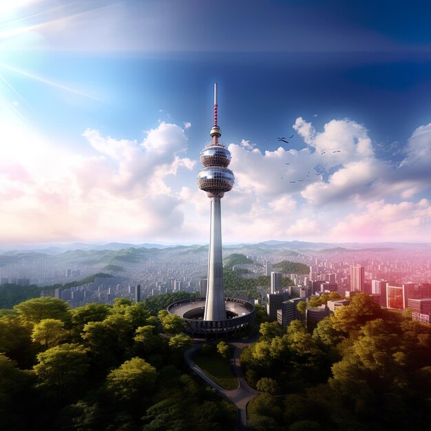 een foto van een tv-toren met het woord berlin erop