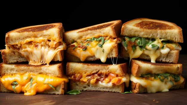 Een foto van Gourmet en Creatieve Grilled Cheese Sandwiches