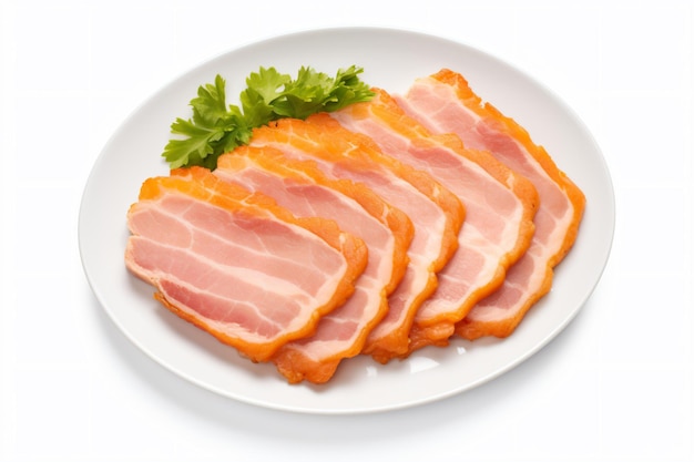 een foto van peameal bacon