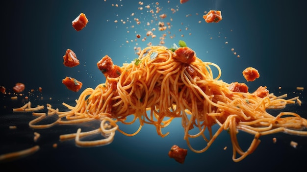 een foto van spaghetti