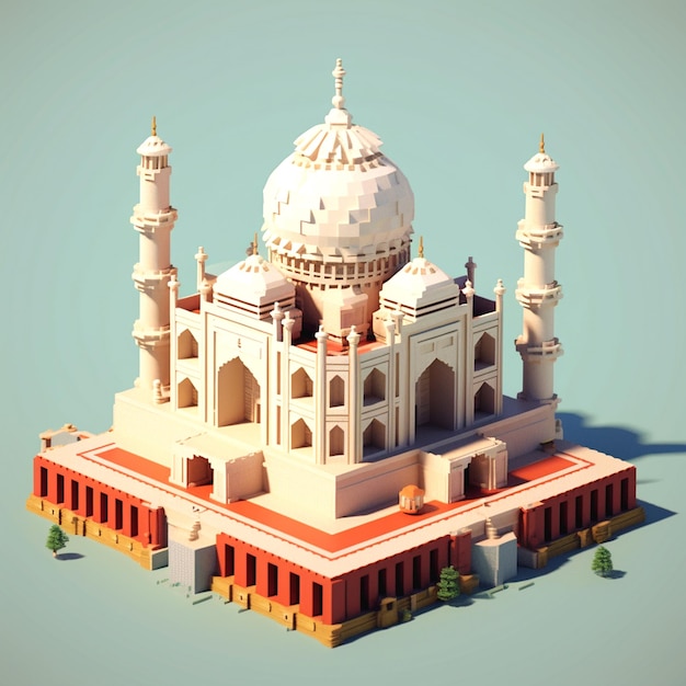 een foto van Taj Mahal