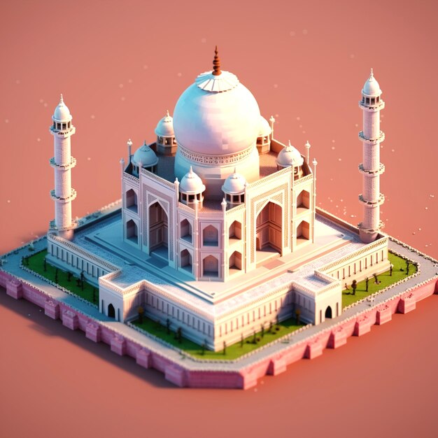 een foto van Taj Mahal