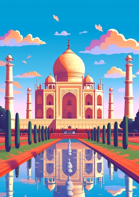 een foto van Taj Mahal