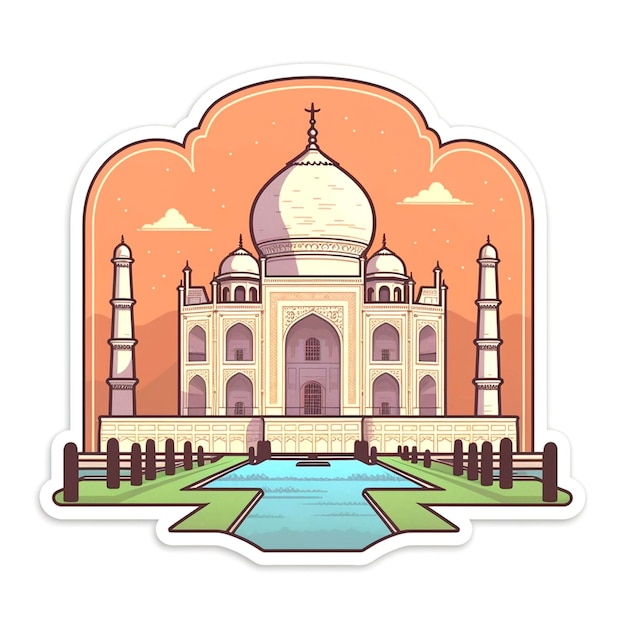 een foto van Taj Mahal