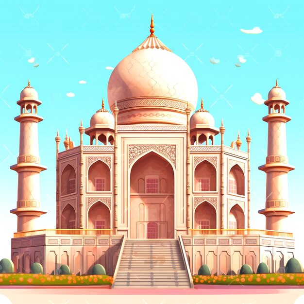 een foto van Taj Mahal