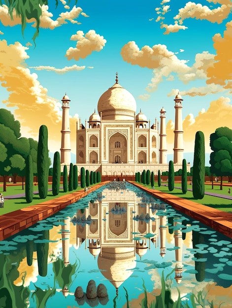 een foto van Taj Mahal