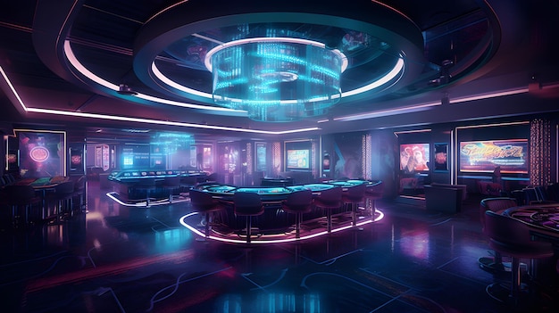 een futuristisch casino