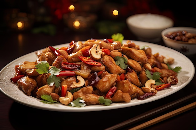 Een gastronomische keuze Kung Pao-kip