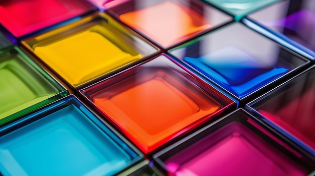 Een gedetailleerde opname van een tablet scherm met levendige en levensachtige kleuren zichtbaar dankzij de vloeistof