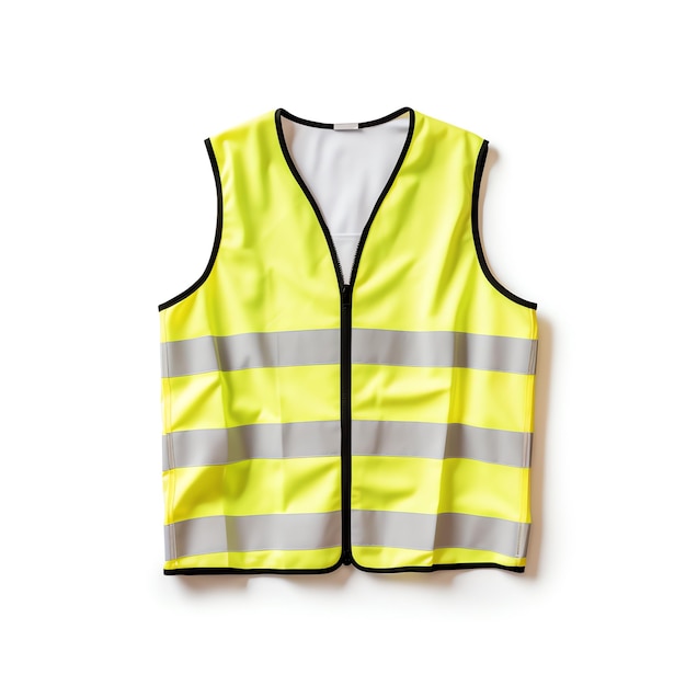 een geel-grijs reflecterend vest