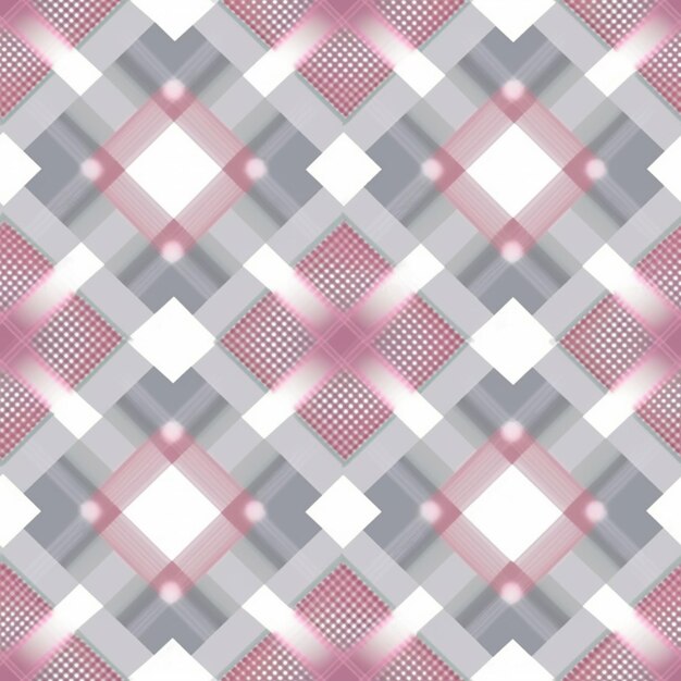 Foto een gekleurd patroon met roze en grijze vierkanten generatieve ai