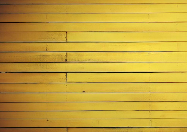 Een gele muur met een houten plank waarop "het woord" staat. "