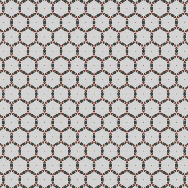 Foto een geometrisch patroon met een zwarte en witte bloem