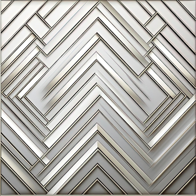 een geometrisch patroon met witte en zilveren lijnen textuur gradiënt ondoorzichtigheid