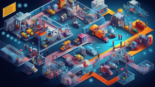 Een gestroomlijnde processen en operationele efficiëntie AI gegenereerd