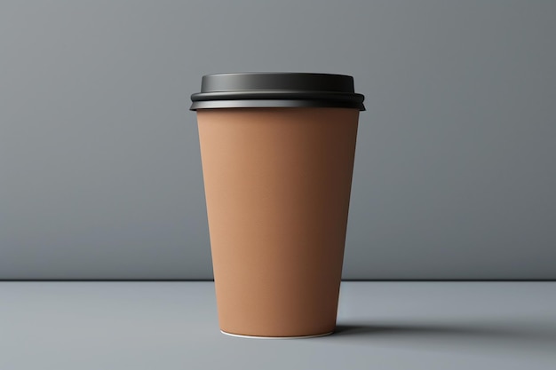 Een gewone koffiekop voor een mock-up.