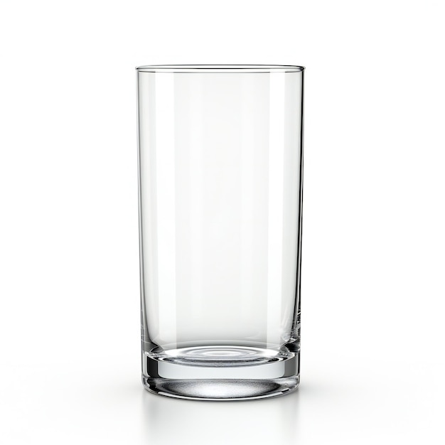 Een glas dat half vol en half vol is.