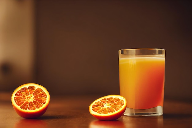 Een glas jus d&#39;orange