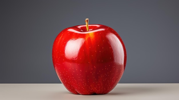 Een glimmende rode appel om Back to School te herdenken
