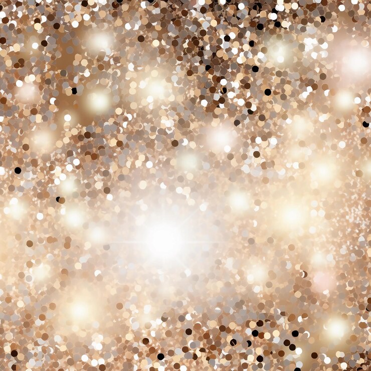 Foto een gouden achtergrond met een licht dat erop schijnt