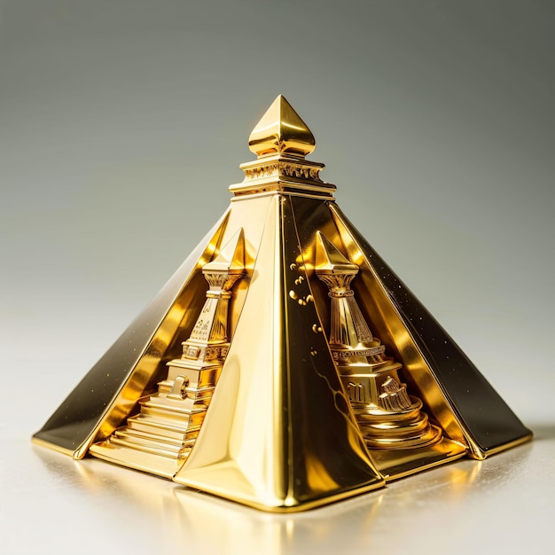 Een gouden piramide