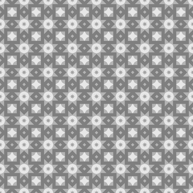Een grijs-wit patroon met een sterpatroon.