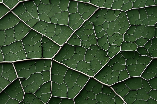 Foto een groen blad van dichtbij