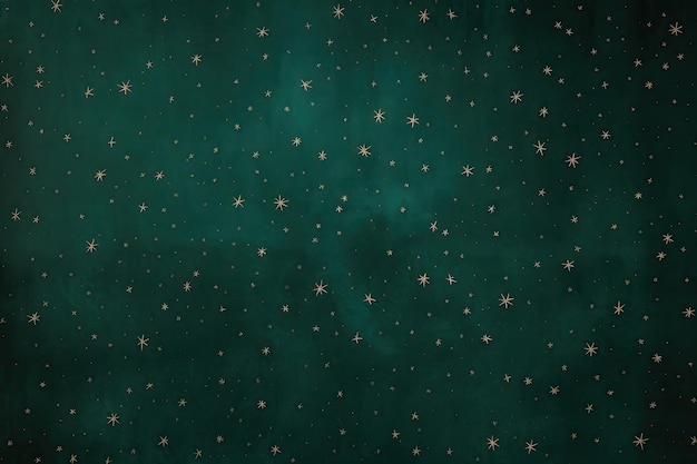 Een groene en zwarte achtergrond met sterren en de woorden "het woord" erop